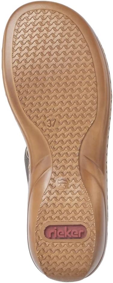 Detalle de Rieker 608K1 45, Mules Femme — Confort et élégance légère