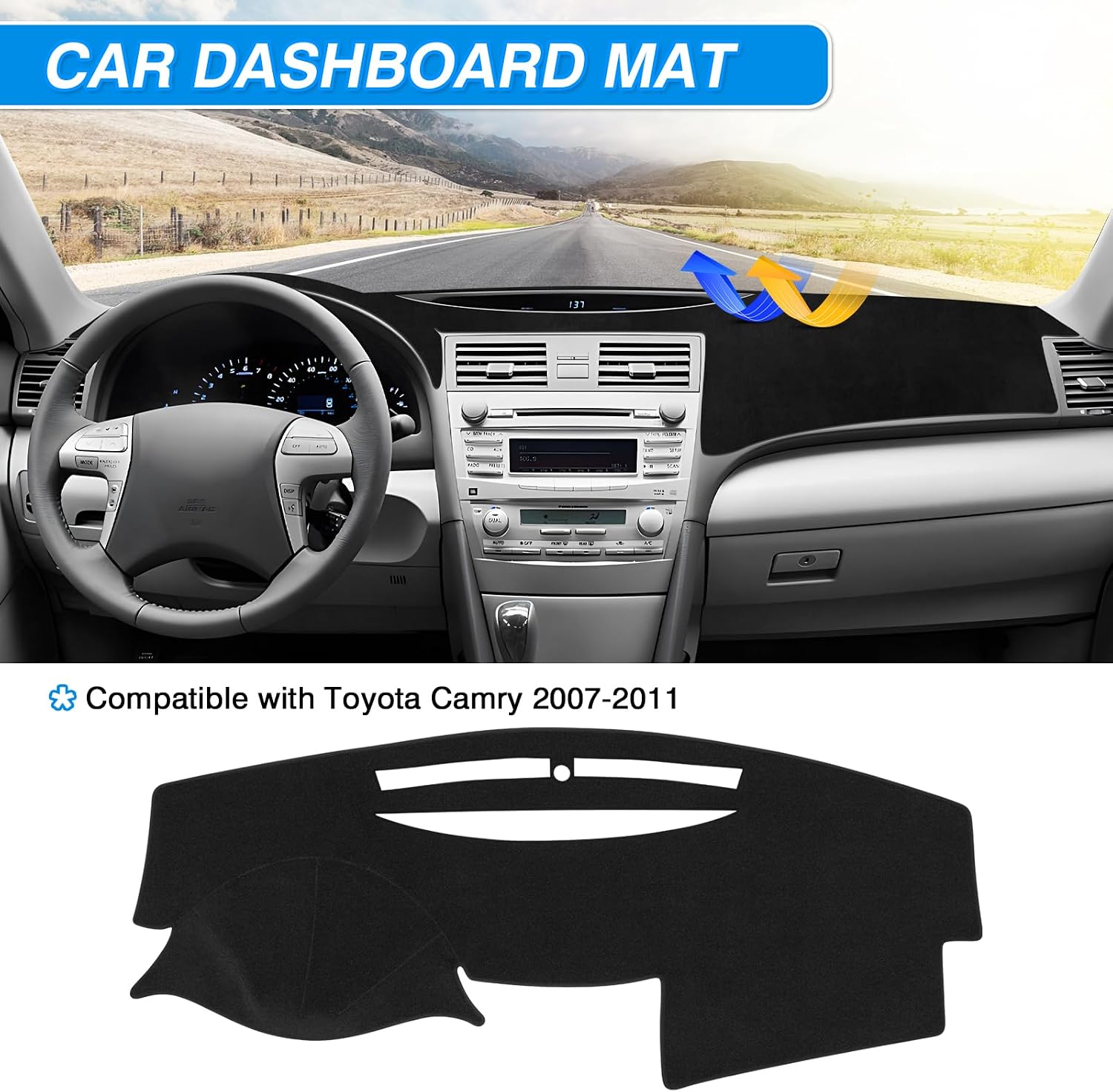 Detalle de Cartist Dash Cover for 2007-2011 Toyota Camry