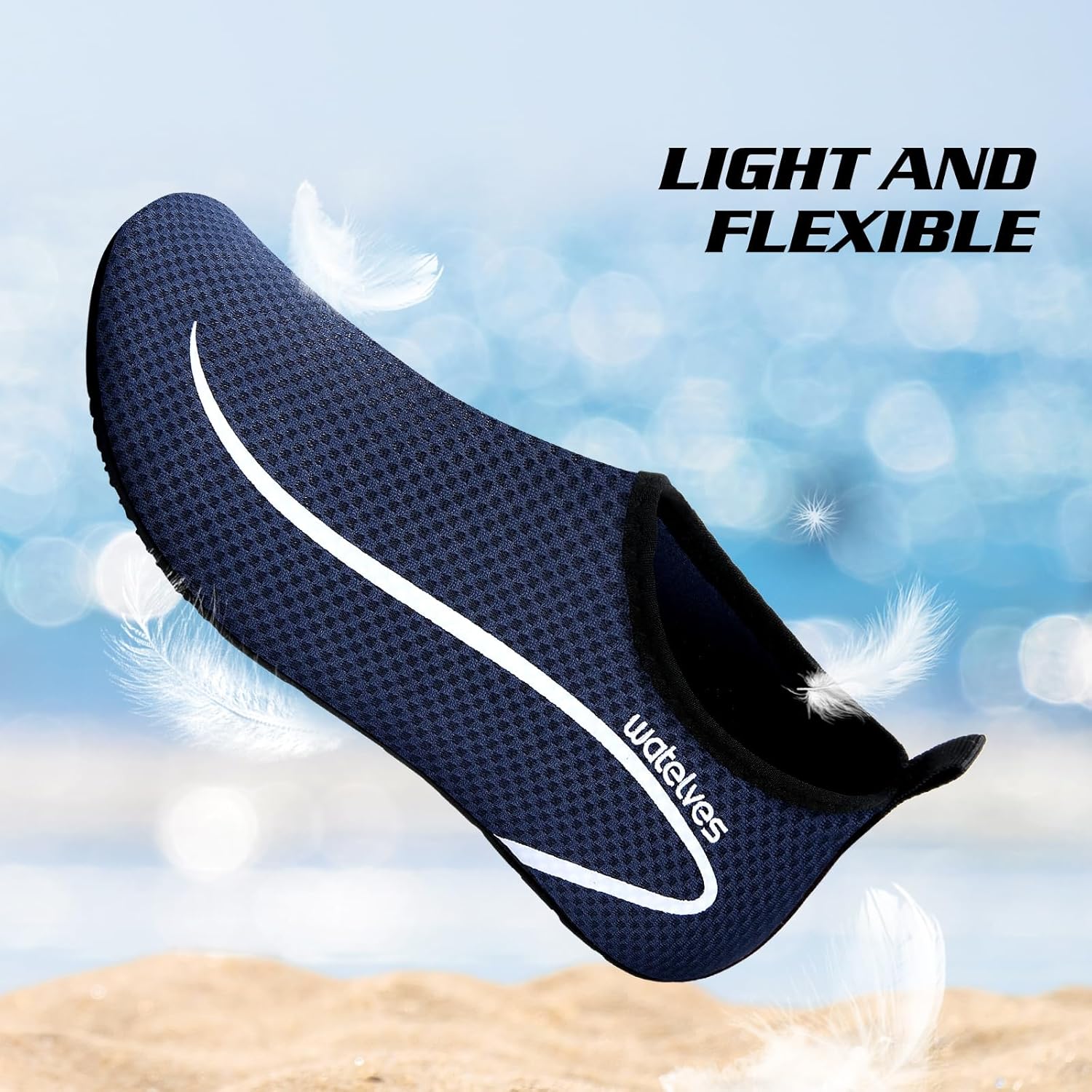 Thumbnail 5 de Swim Water Shoes Aqua Socks Barefoot for Sea Beach Swimming Shoes — Bass-Designed for Mixed-Wear