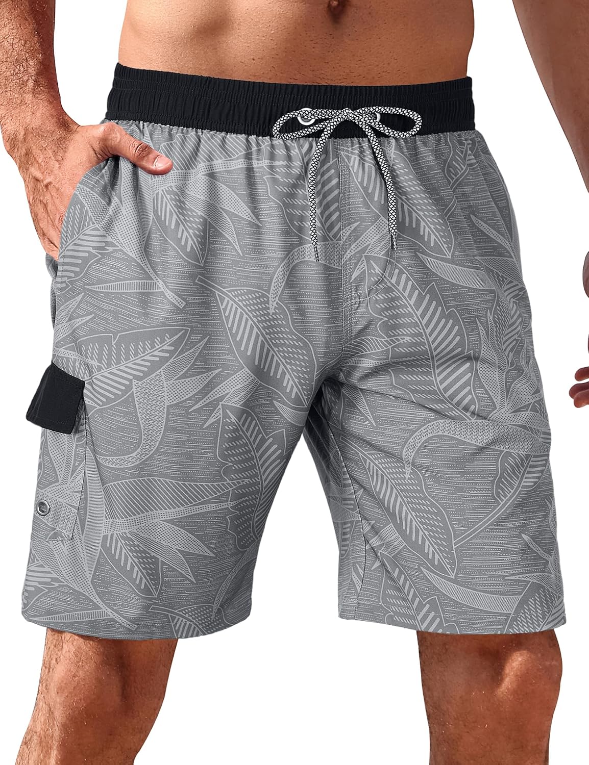 Detalle de APTRO Men's 9" Swim Trunks with Mesh Lining, Quick-Dry Lightweight Shorts