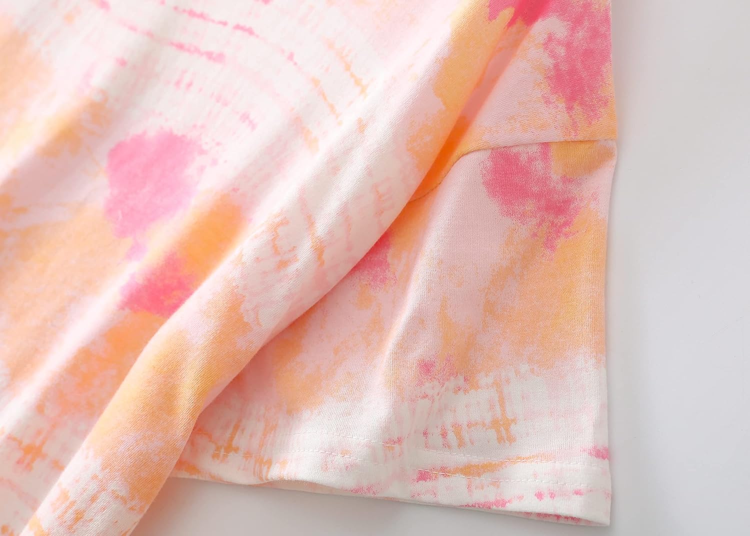 Thumbnail 1 de PNAEONG Women’s Tie-Dye Pajama Set with V-Neck Top and Capri Pants
