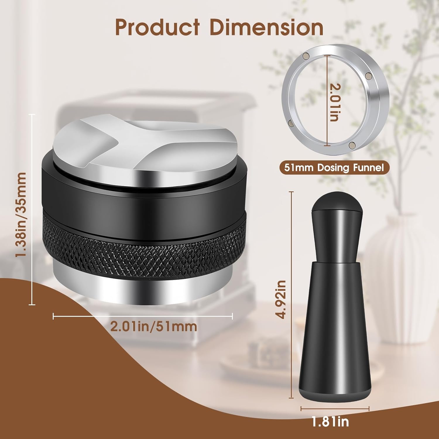 Thumbnail 4 de Reoszeank 51mm Espresso Accessories Kit