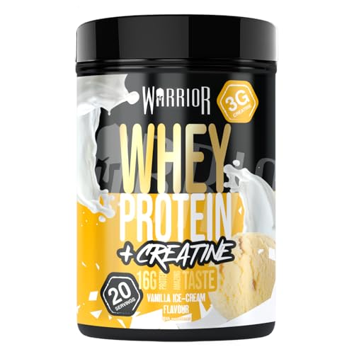 Detalle de Warrior Whey Protein Plus Creatine 500g — High Protein Muscle Recovery Shake