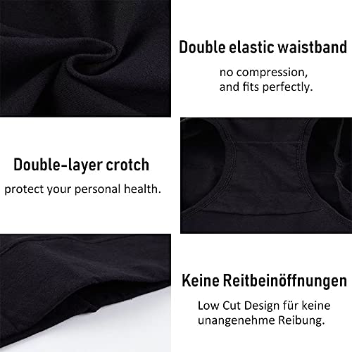 Thumbnail 6 de YouShow Culottes Femmes Coton Taille Haute – Lot de 5 Slips Elasticité Ventre Plat