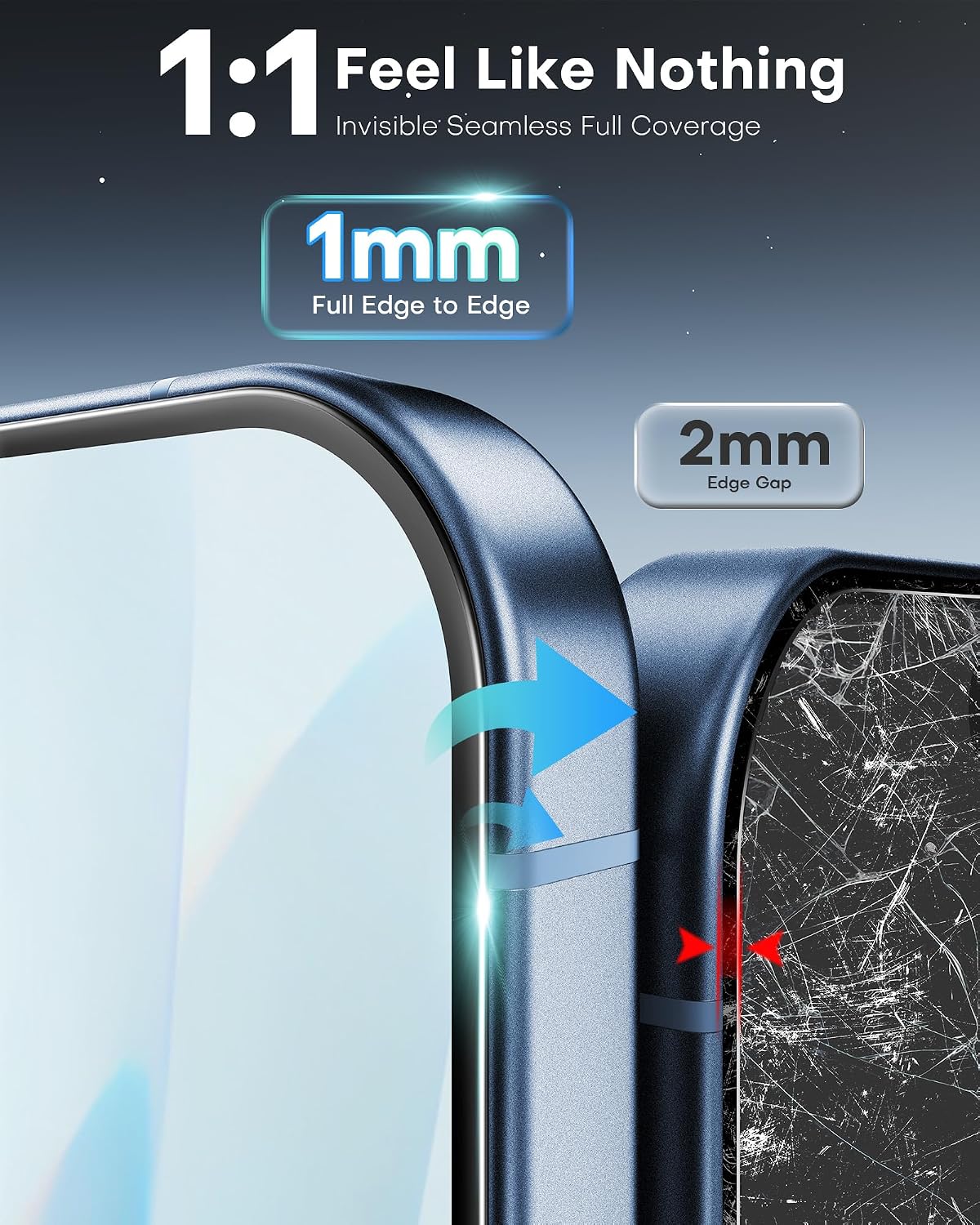 Thumbnail 4 de OMOTON Panzer für iPhone 17, 3+3 Stk.