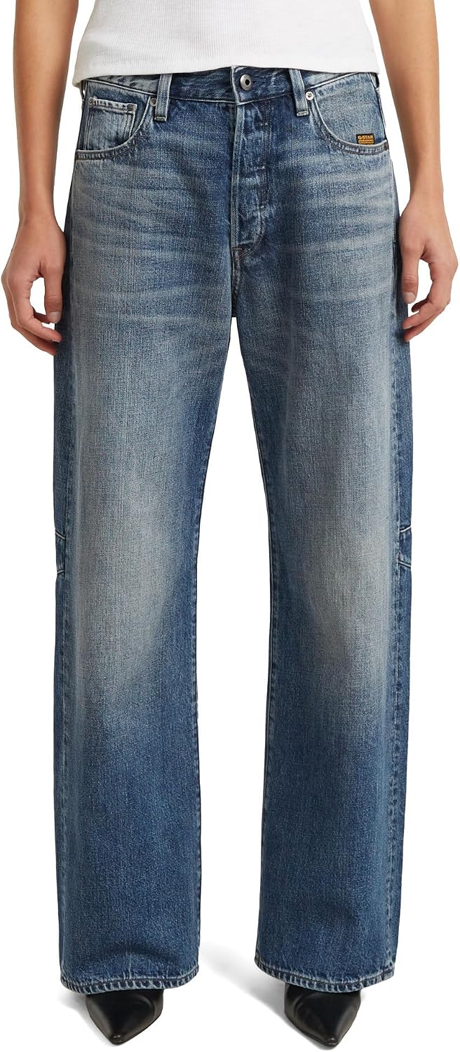 Detalle de G-Star Bowey 3D Boyfriend Jeans Donna – Bowey 3D, stile casual e dettagli robusti