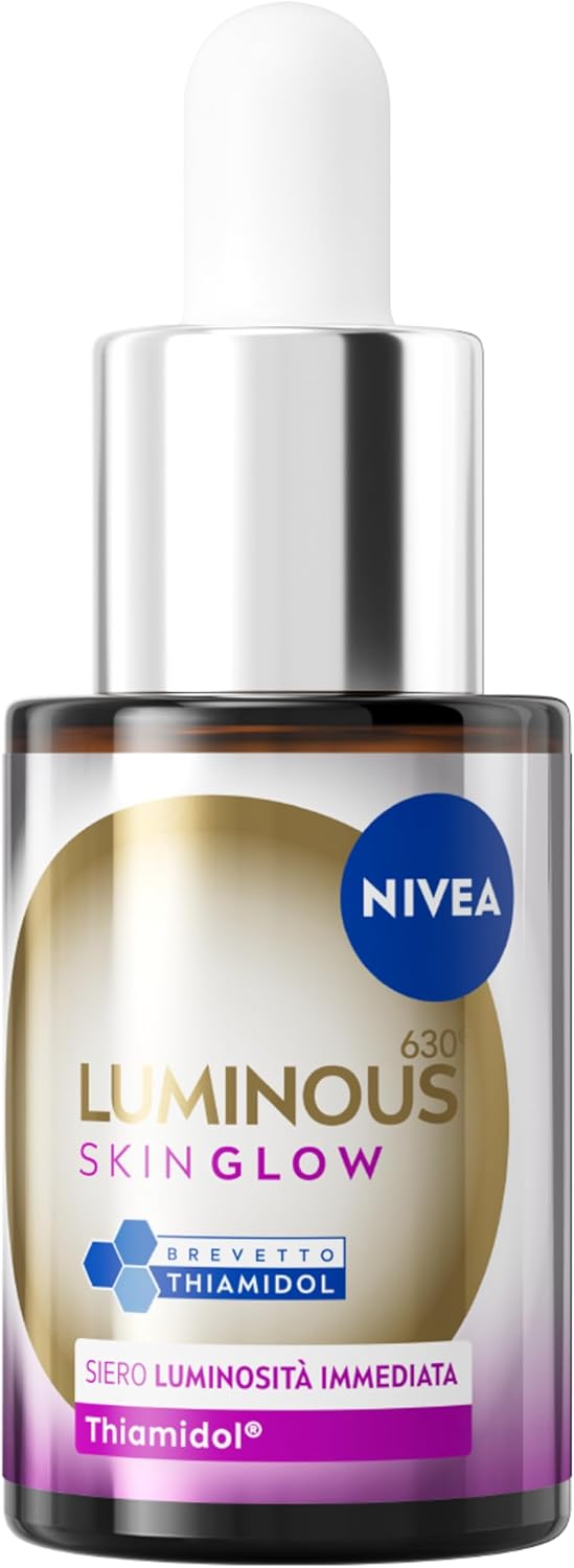 Detalle de NIVEA Luminous630 Skin Glow Siero Viso Antimacchia Idratante 15 ml con Thiamidol e Niacinamide