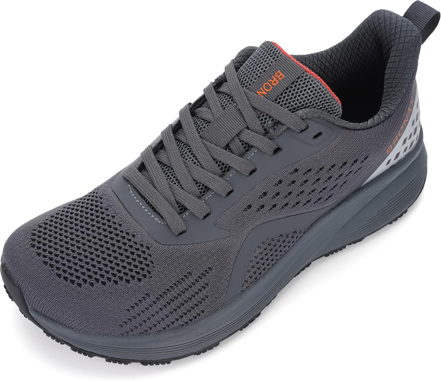 Detalle de BRONAX Men's Wide Cushioned Supportive Road Running Shoes