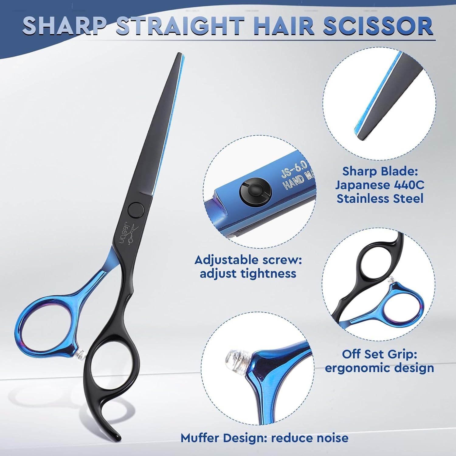 Detalle de JASON 6,5" Friseurschere ✂
