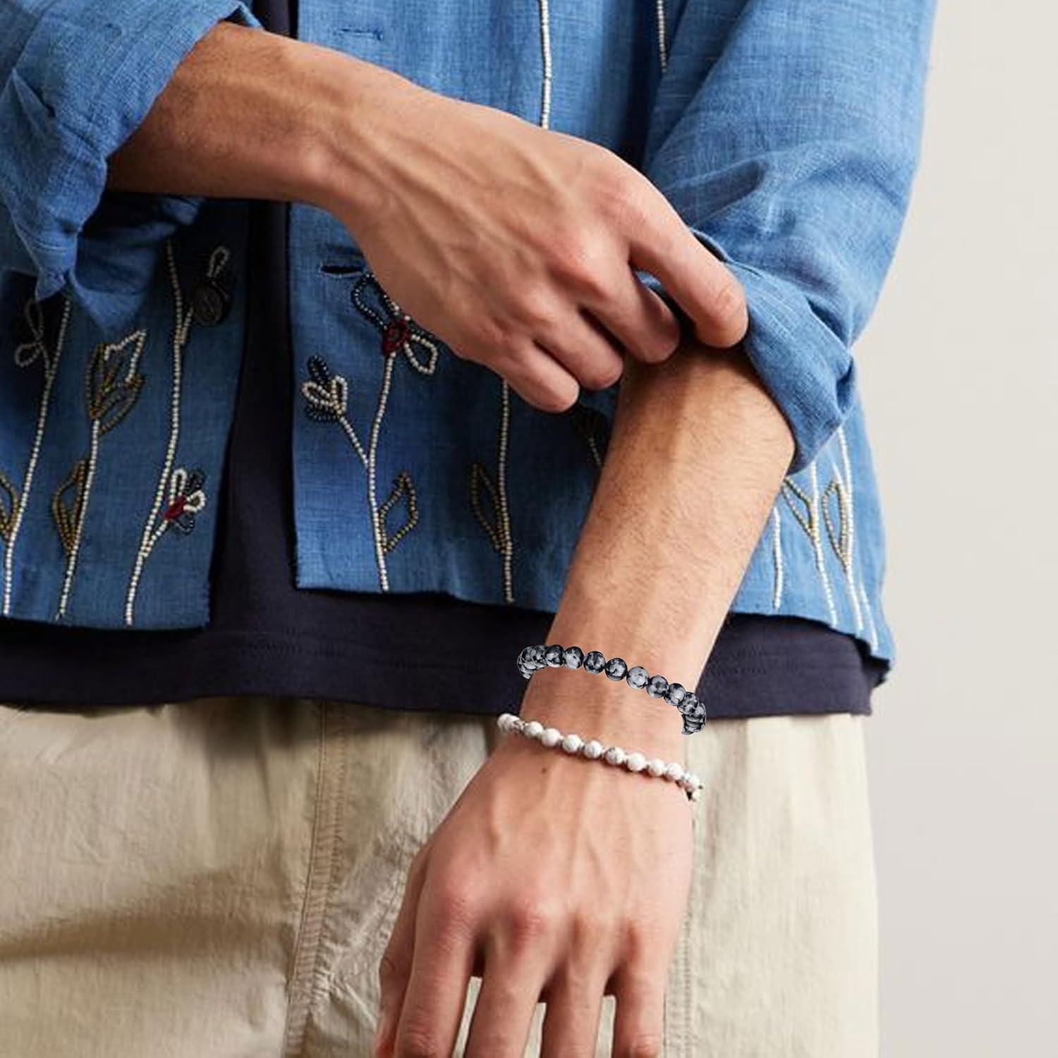 Thumbnail 4 de RANKEEF Bracelet œil de tigre 8MM Pour Homme