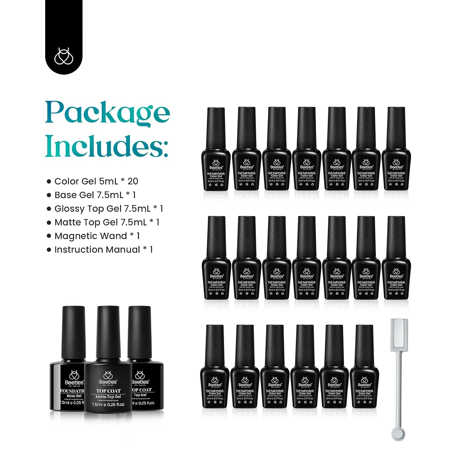 Thumbnail 6 de Beetles Gel Polish Kit 45 Colors ⚡