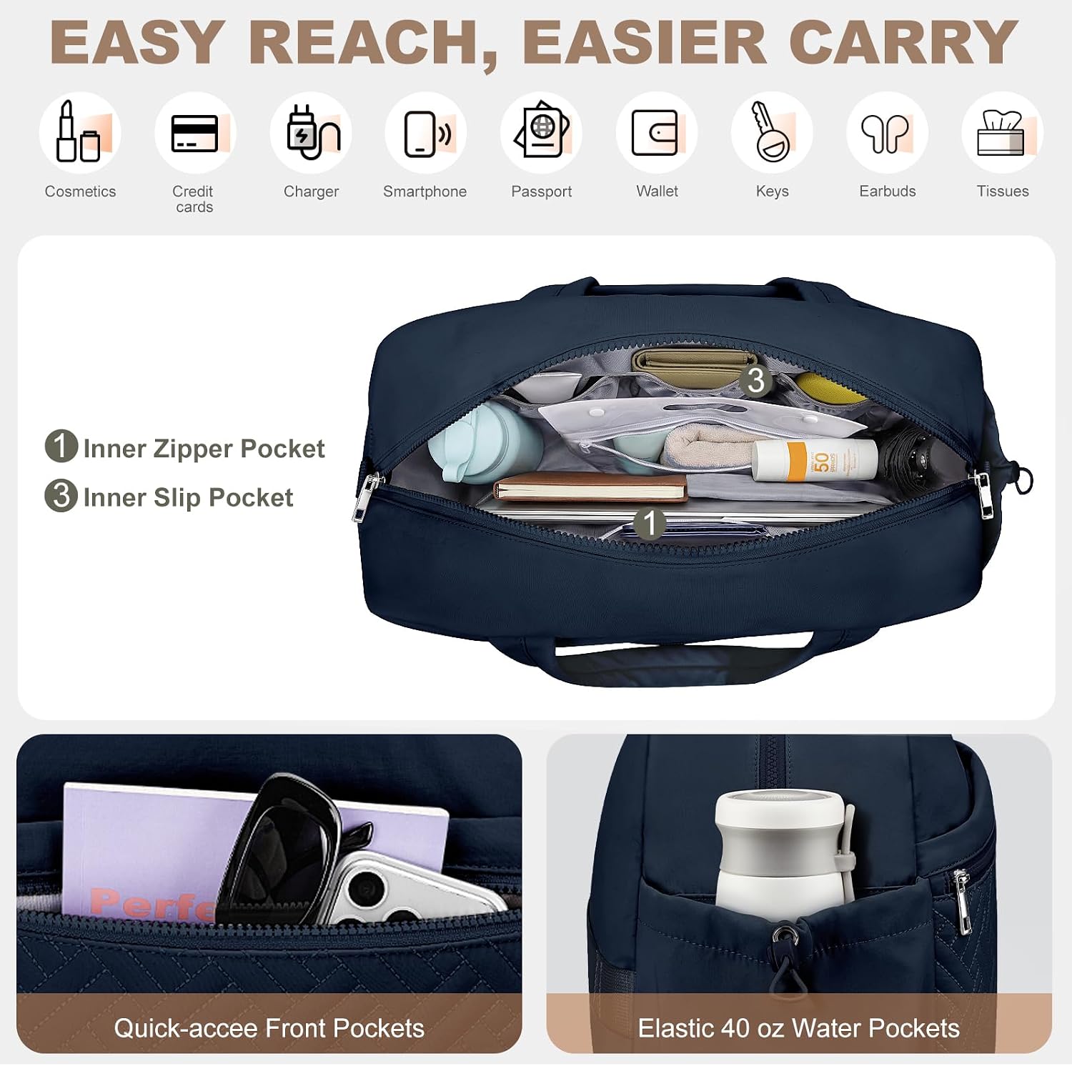 Thumbnail 6 de SYTRAH gym bag with 11 pockets