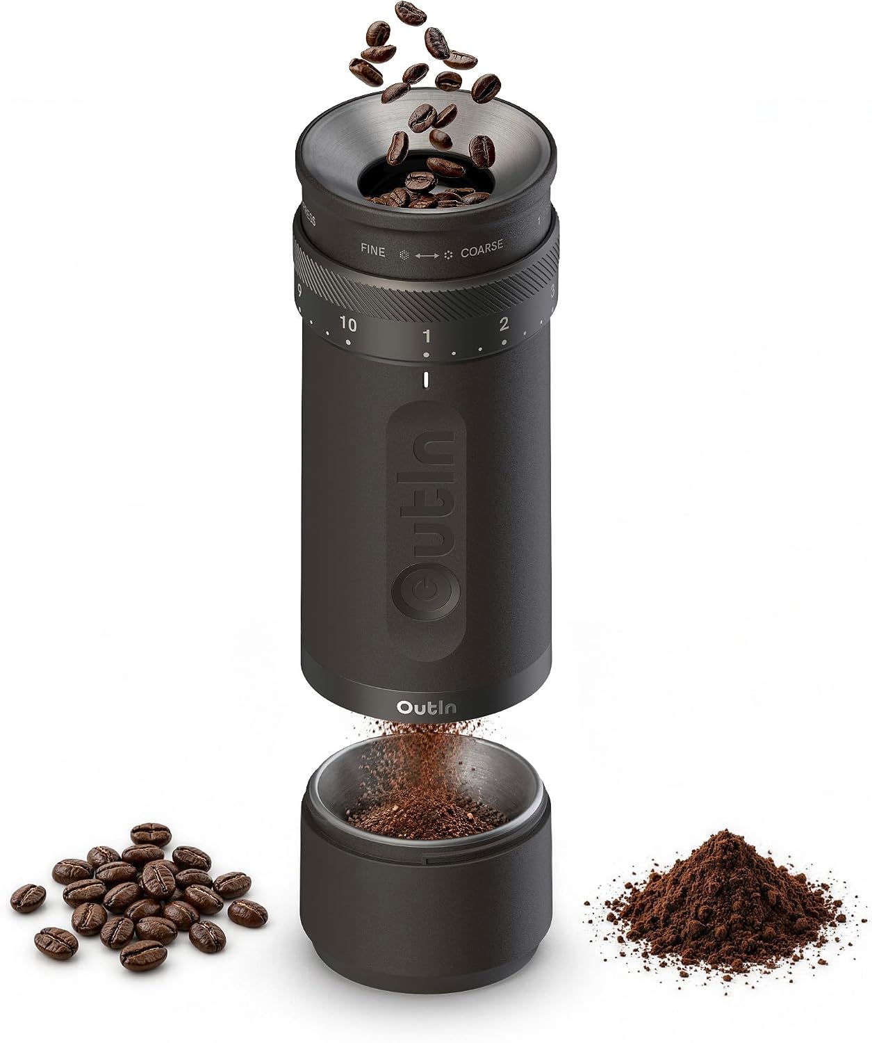 Detalle de OutIn Fino Coffee Grinder with 28 Settings ⚙