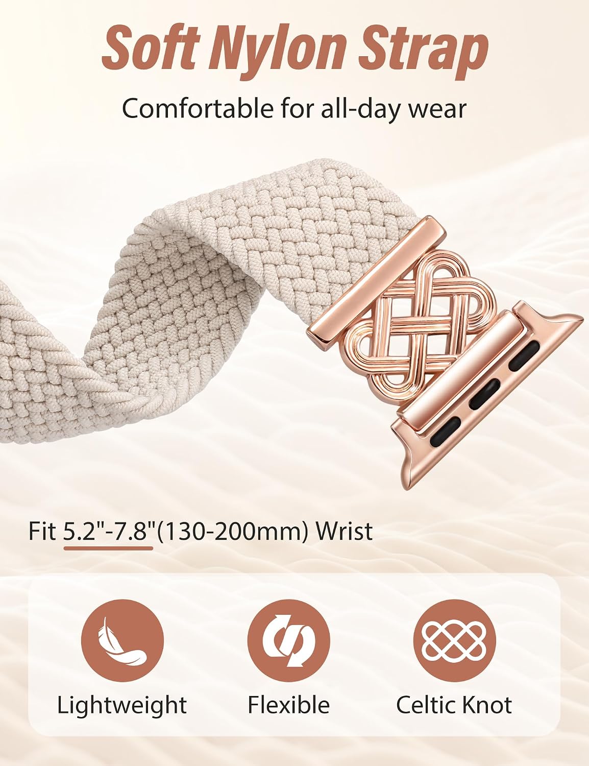 Detalle 2 de TOYOUTHS Braided Magnetic Band 38–49mm