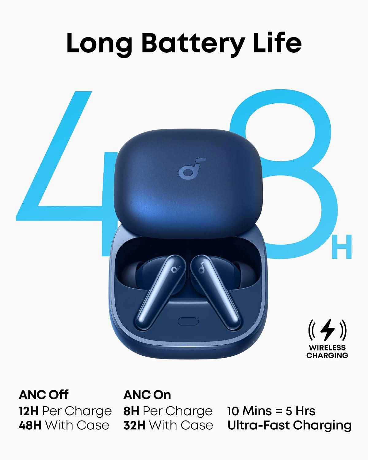 Thumbnail 5 de Soundcore Liberty 5 by Anker Noise-Cancelling Earbuds 12h