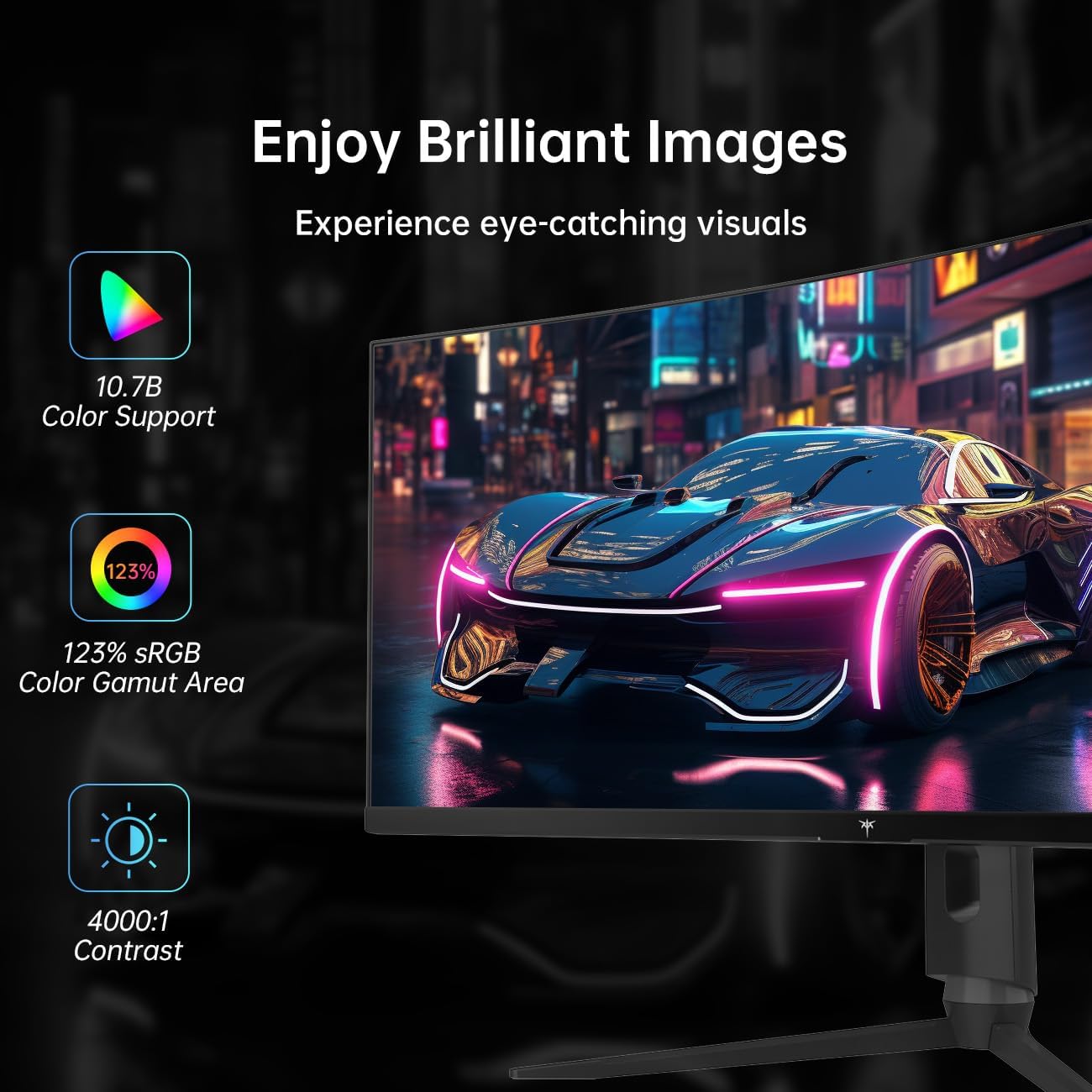 Thumbnail 2 de KTC 34 Inch Ultrawide Monitor H34S18S — 180Hz WQHD Curved Gaming Display