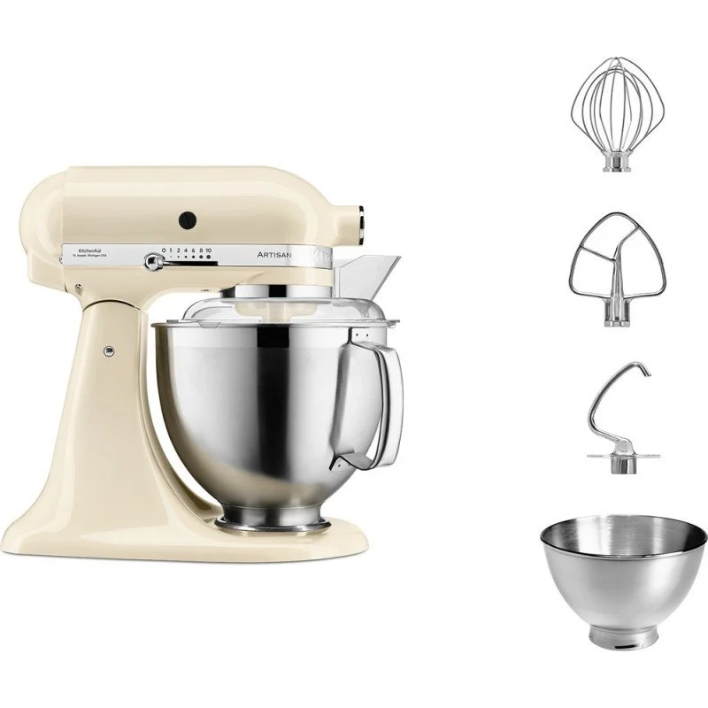 Thumbnail 2 de KitchenAid 5KSM185 PS EAC robot de cocina de 4,8 L 300 W crema
