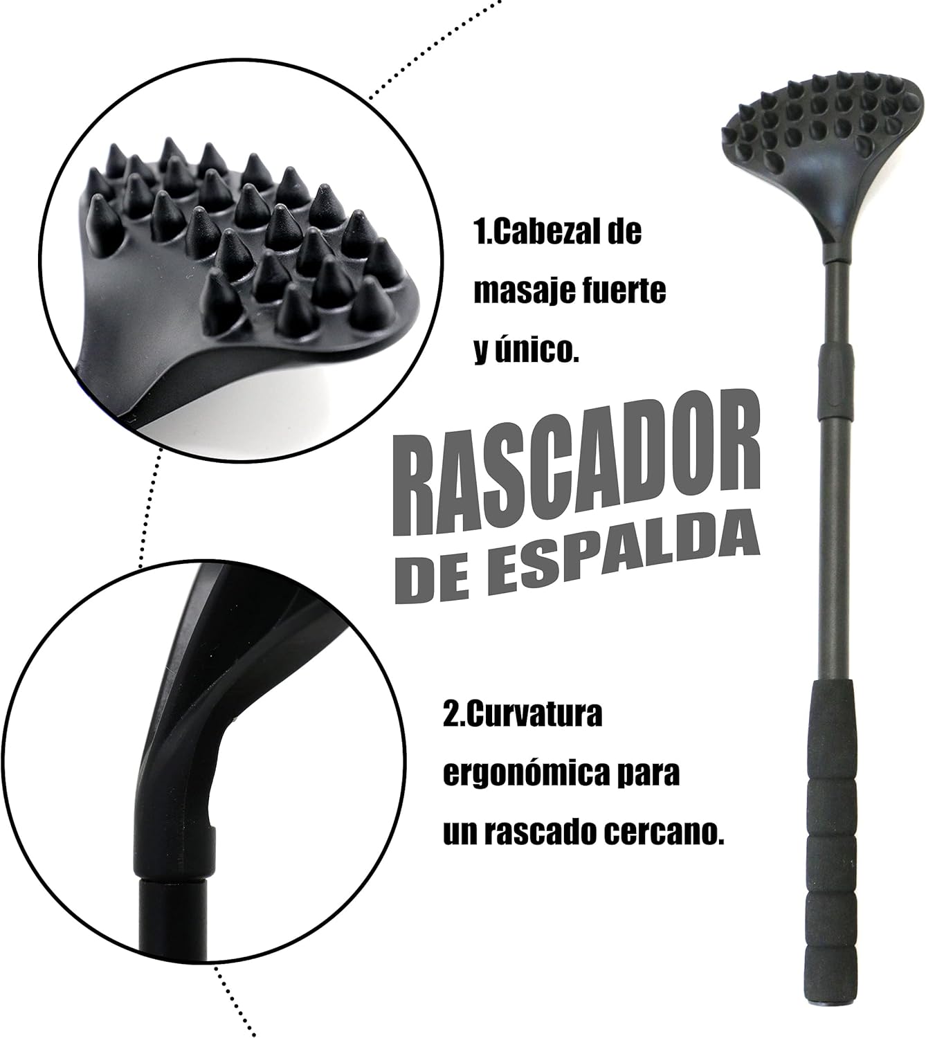 Detalle 2 de EASACE 21-Zoll Body Scratcher 2er-Set