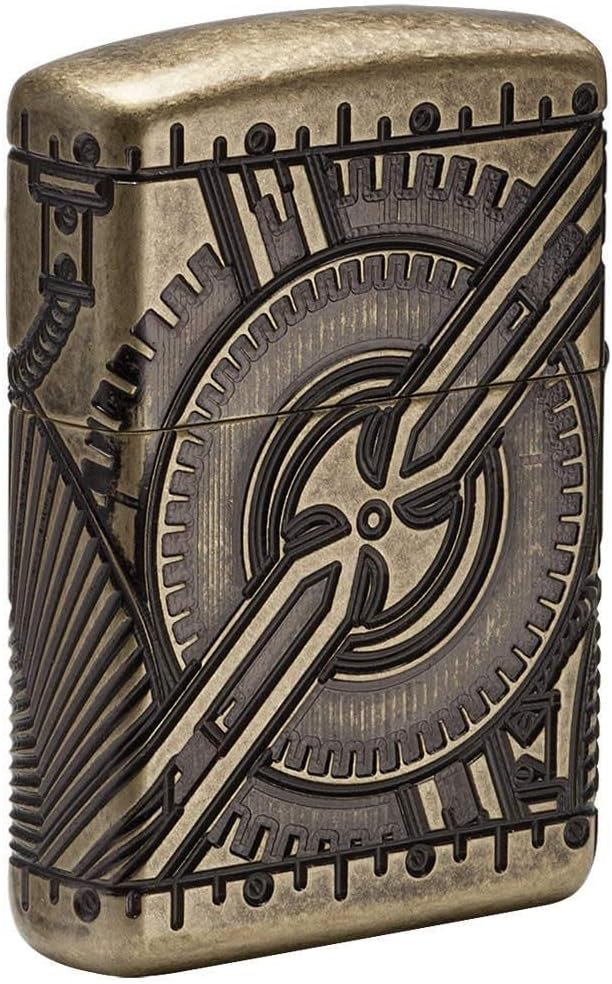 Thumbnail 6 de Zippo Briquet tempête – Crâne en Laiton Antique MultiCut – Rechargeable et Réutilisable