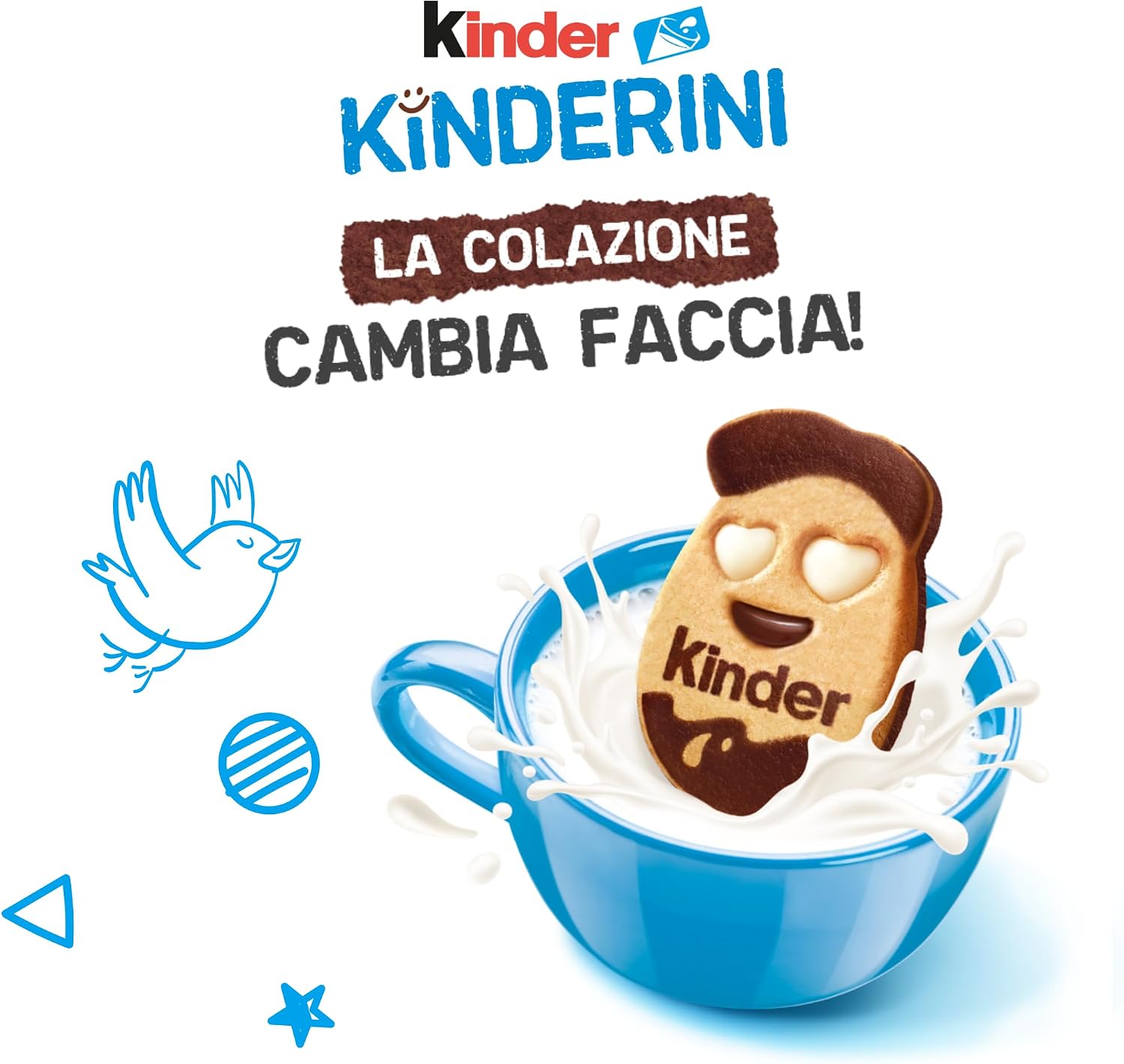 Thumbnail 4 de Kinder Kinderini Biscotti Frollini al Latte e cacao con cremosi decori – Confezione da 250 g