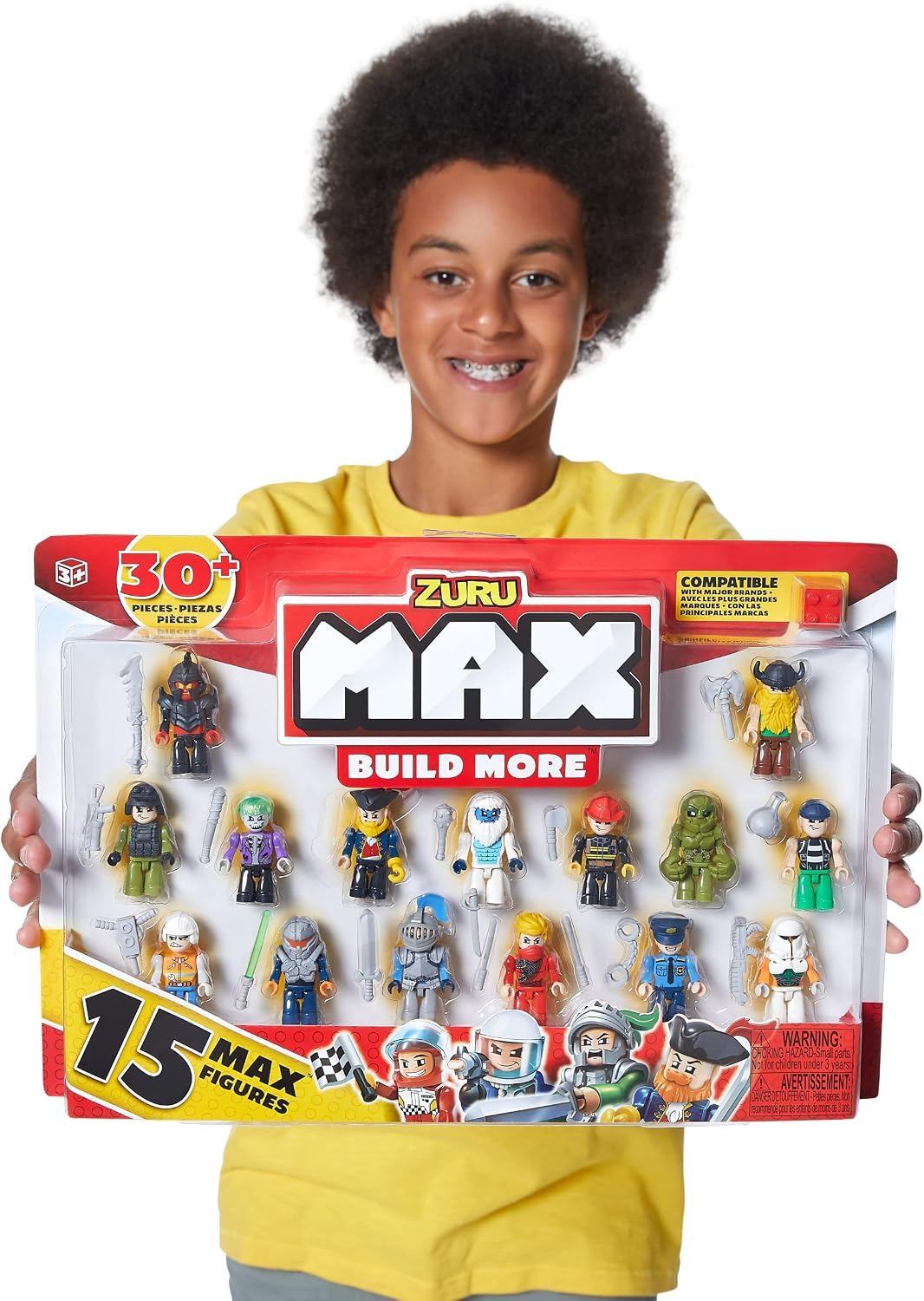 Detalle de Zuru MAX Build More - Juego de 15 Figuras de Construcción 🧱