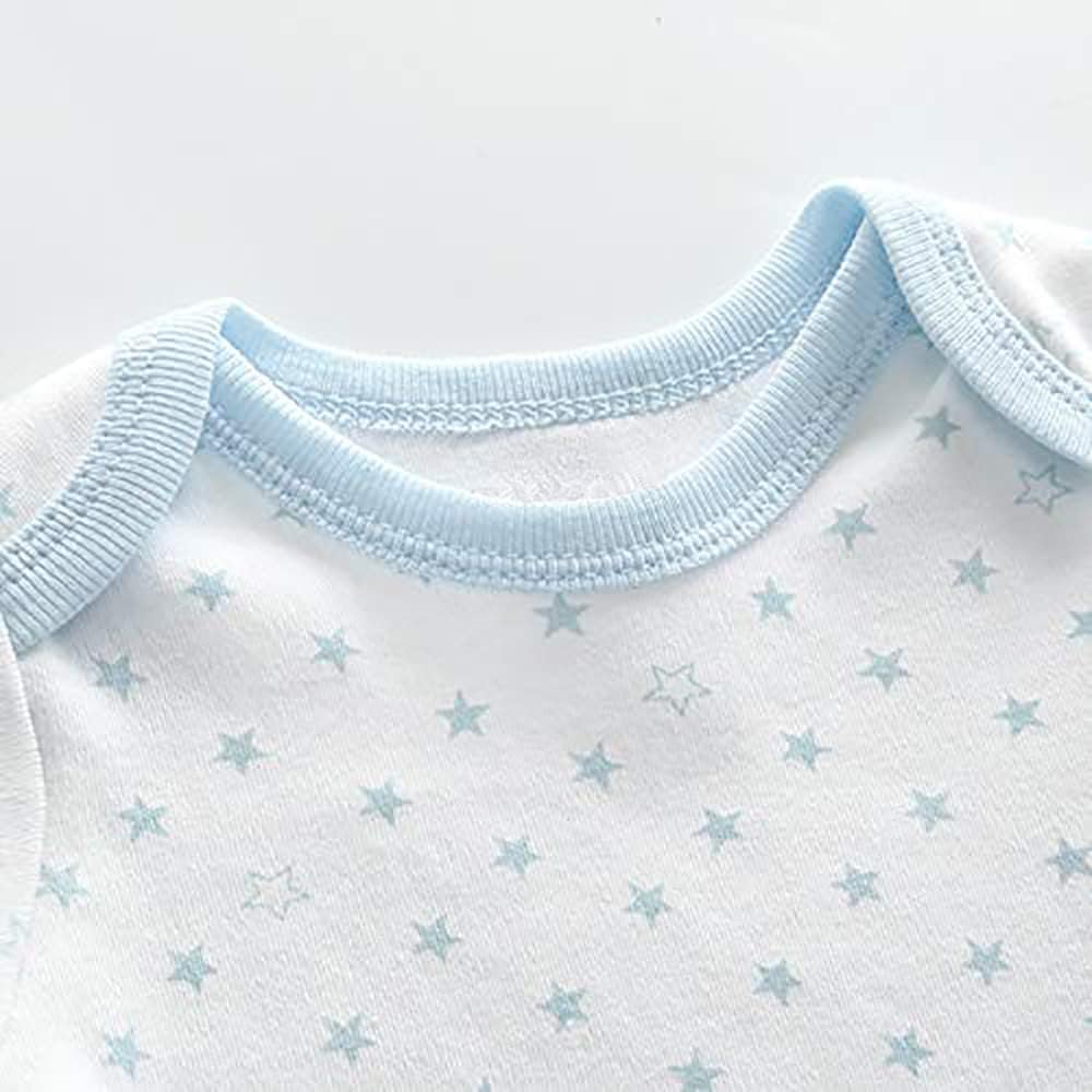 Detalle 2 de Chamie Baby Outfits Vests + Pants + Caps Mittens Set (0-6 Months) – Grey, Pink, Navy & Blue Cotton