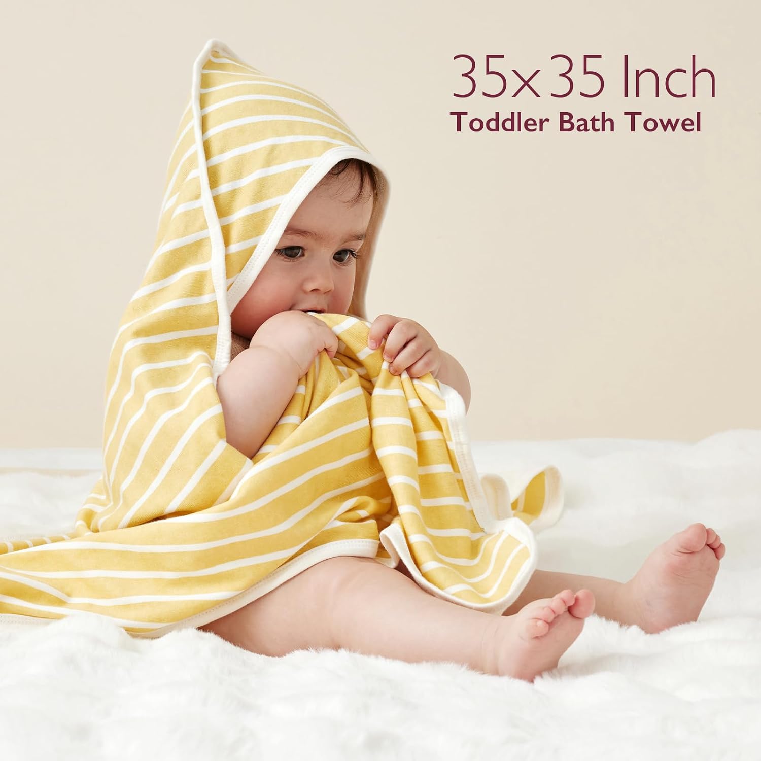 Thumbnail 5 de Momcozy Hooded Baby Towel 35 x 35 Inch 🍋