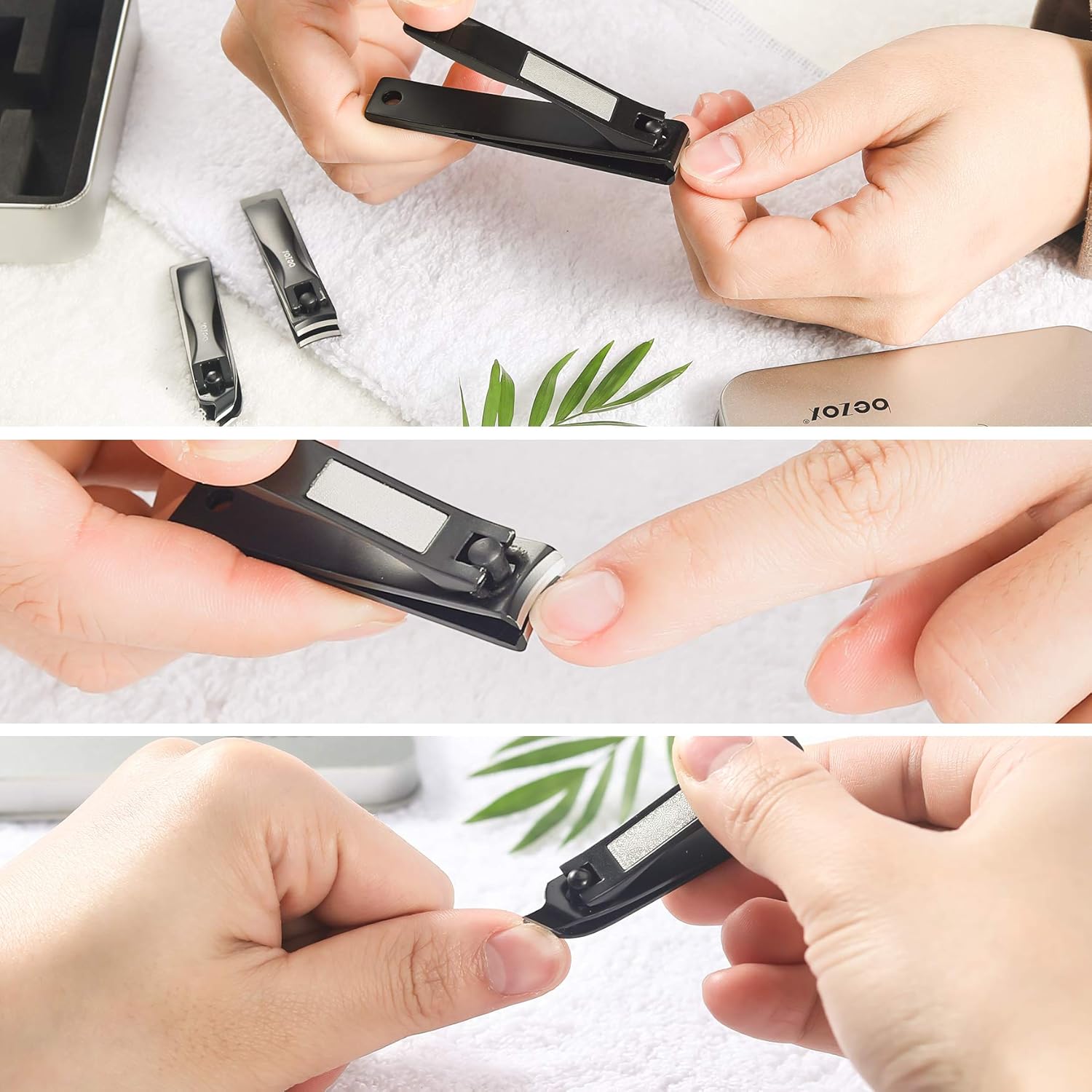 Thumbnail 6 de BEZOX Nagelknipser Set 3 Stück Edelstahl