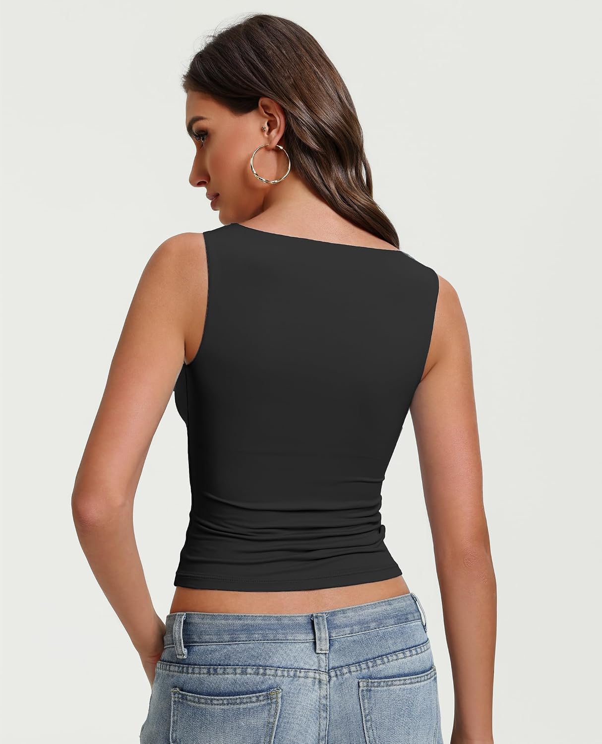 Thumbnail 6 de Avidlove Boat Neck Tank Top for Women, Double-Lined and Fitted