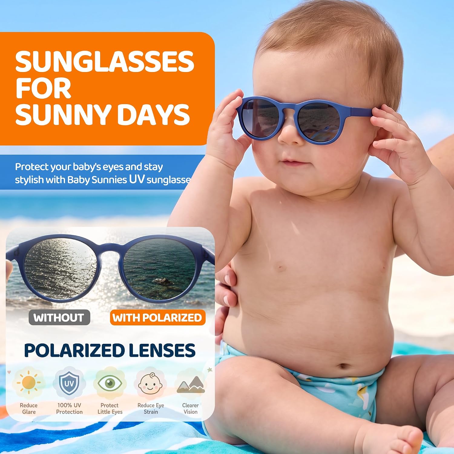 Detalle de RIVBOS Baby Sunglasses RBK0231