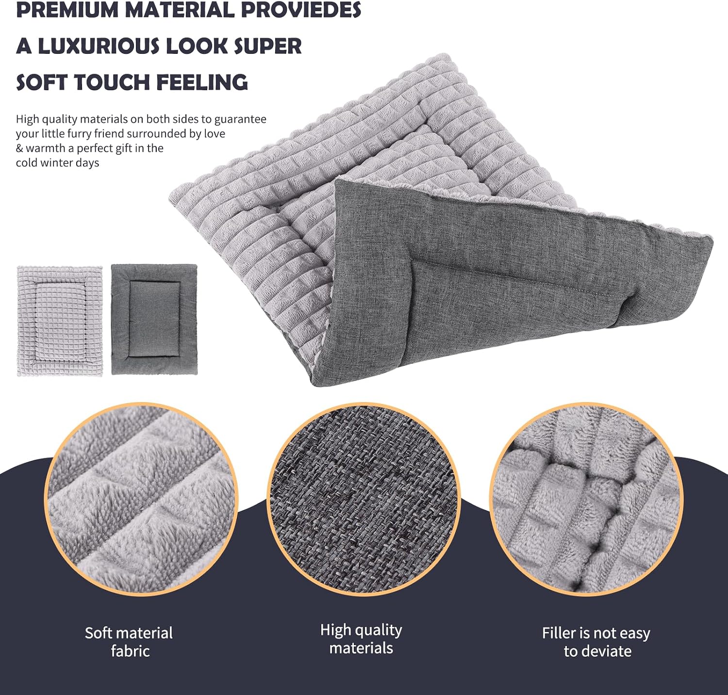 Detalle 2 de IEUUMLER Dog Bed Mat 91x58cm