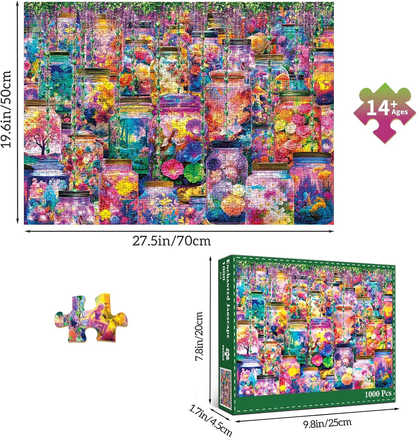 Thumbnail 3 de HUADADA Jigsaw Puzzle, 1,000 Pieces