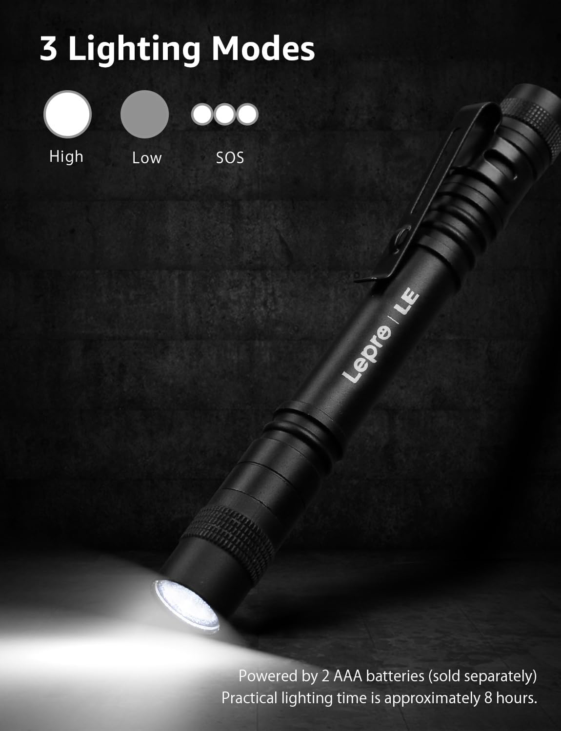 Thumbnail 2 de Lepro Small Torch 2-pack LED penlight 🔦