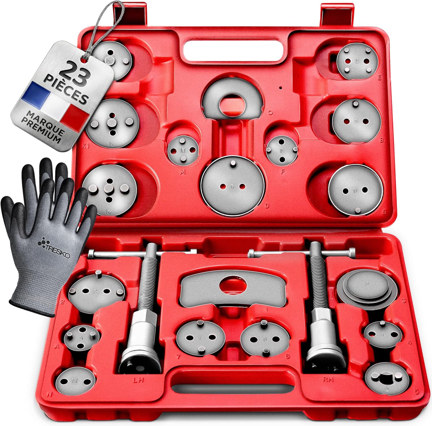 TRESKO Coffret repousse piston 23 pcs
