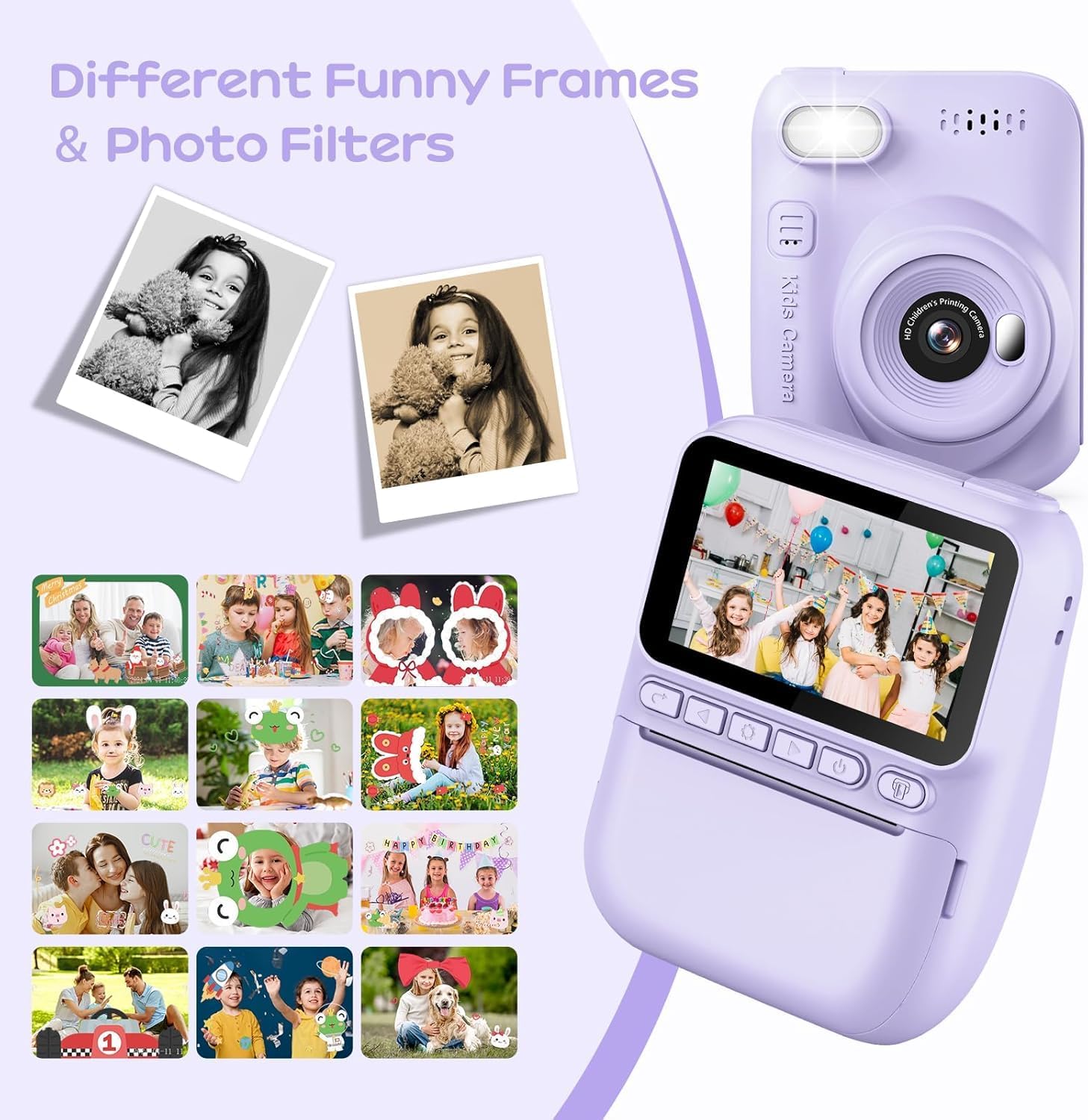 Thumbnail 5 de GREENKINDER Kids Instant Print Camera 3-inch