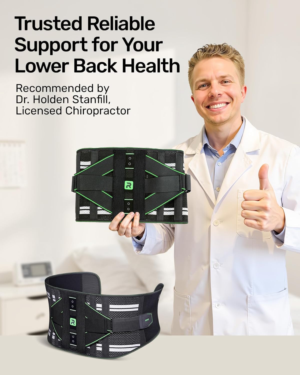 Thumbnail 5 de Rakiie Back Support Belt XL lumbar brace for sciatica 🩺