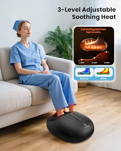 Detalle 2 de Masseur de pieds COMFIER Shiatsu avec chaleur
