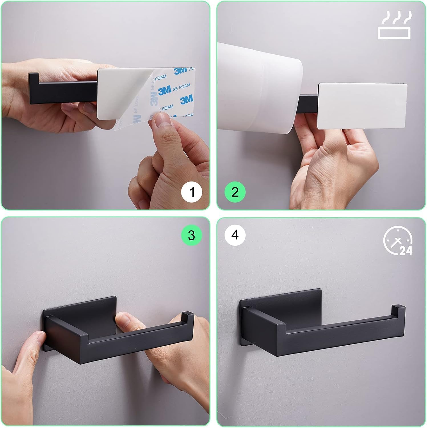 Thumbnail 4 de Aikzik Klopapierhalter 2 Haken 🚽