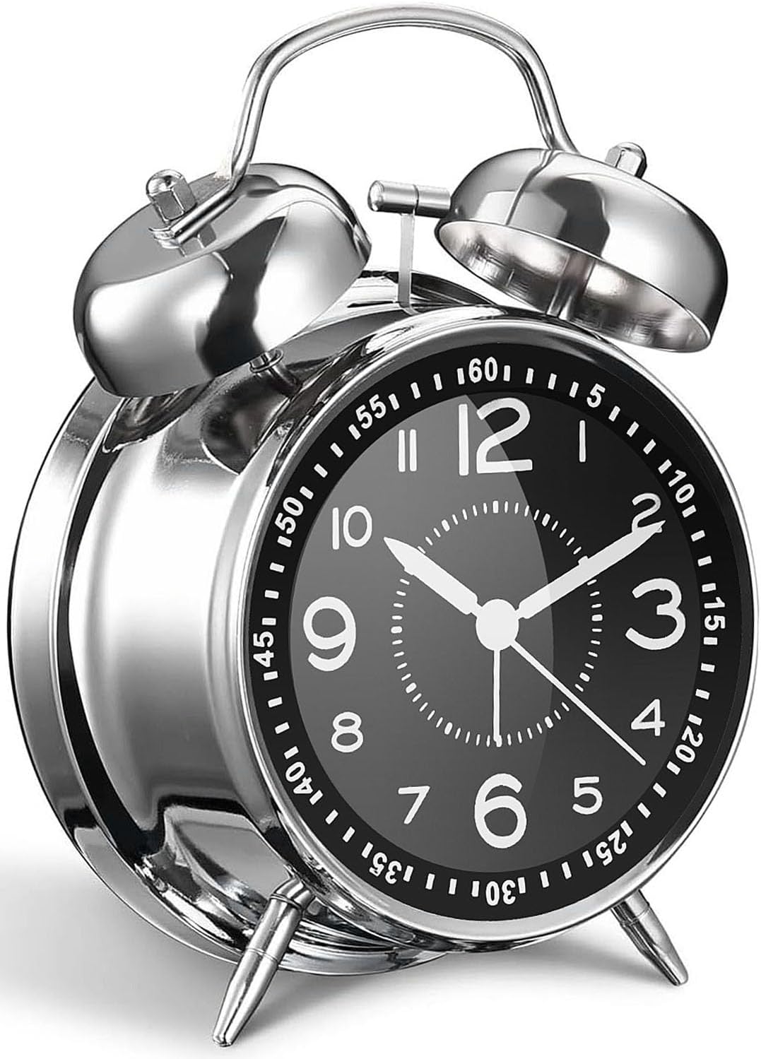 Detalle de Loud Alarm Clock Twin Bell 4in Silent