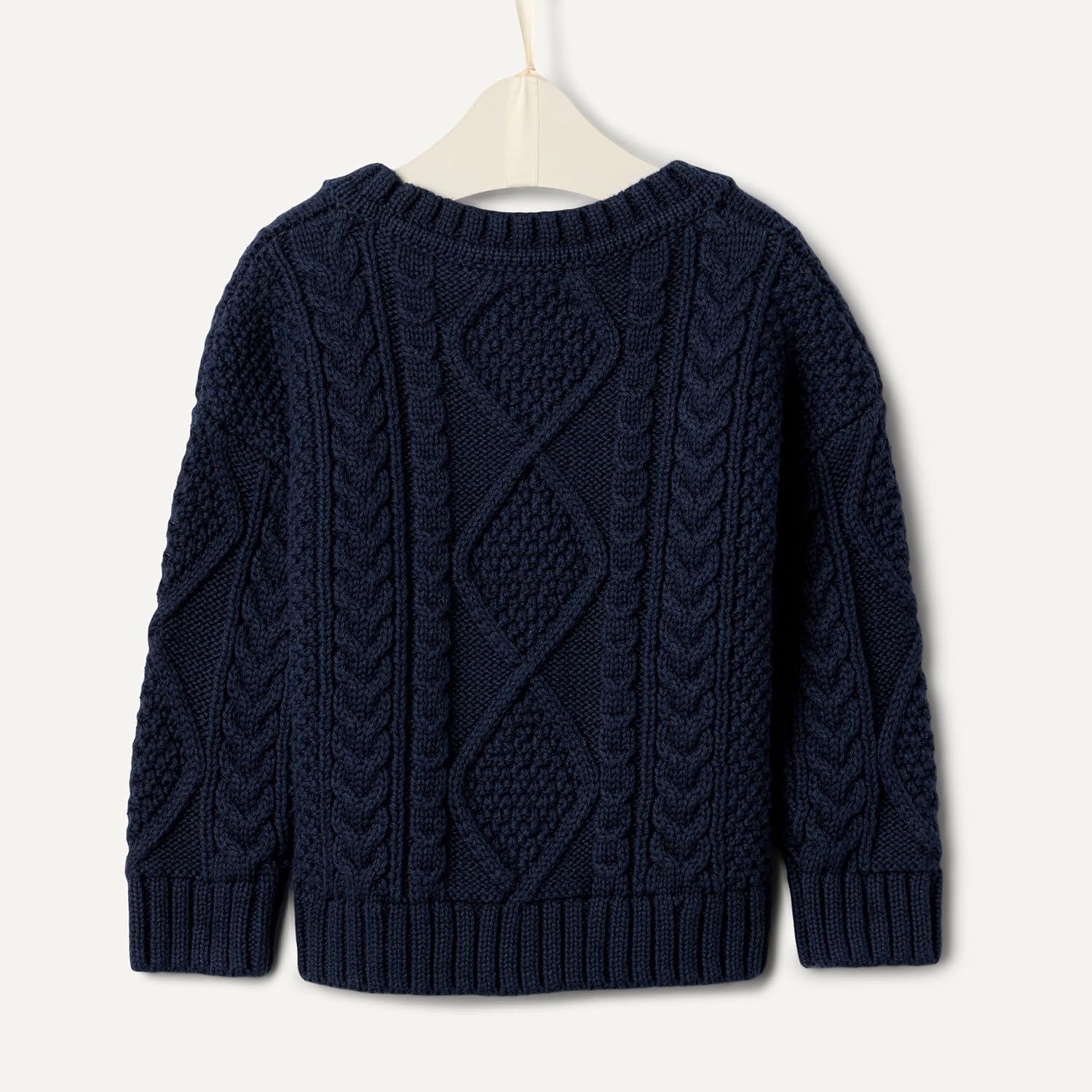 Detalle de Amazon Essentials x Sofia Grainge Babies, Toddlers and Boys' Cable Crewneck Sweater