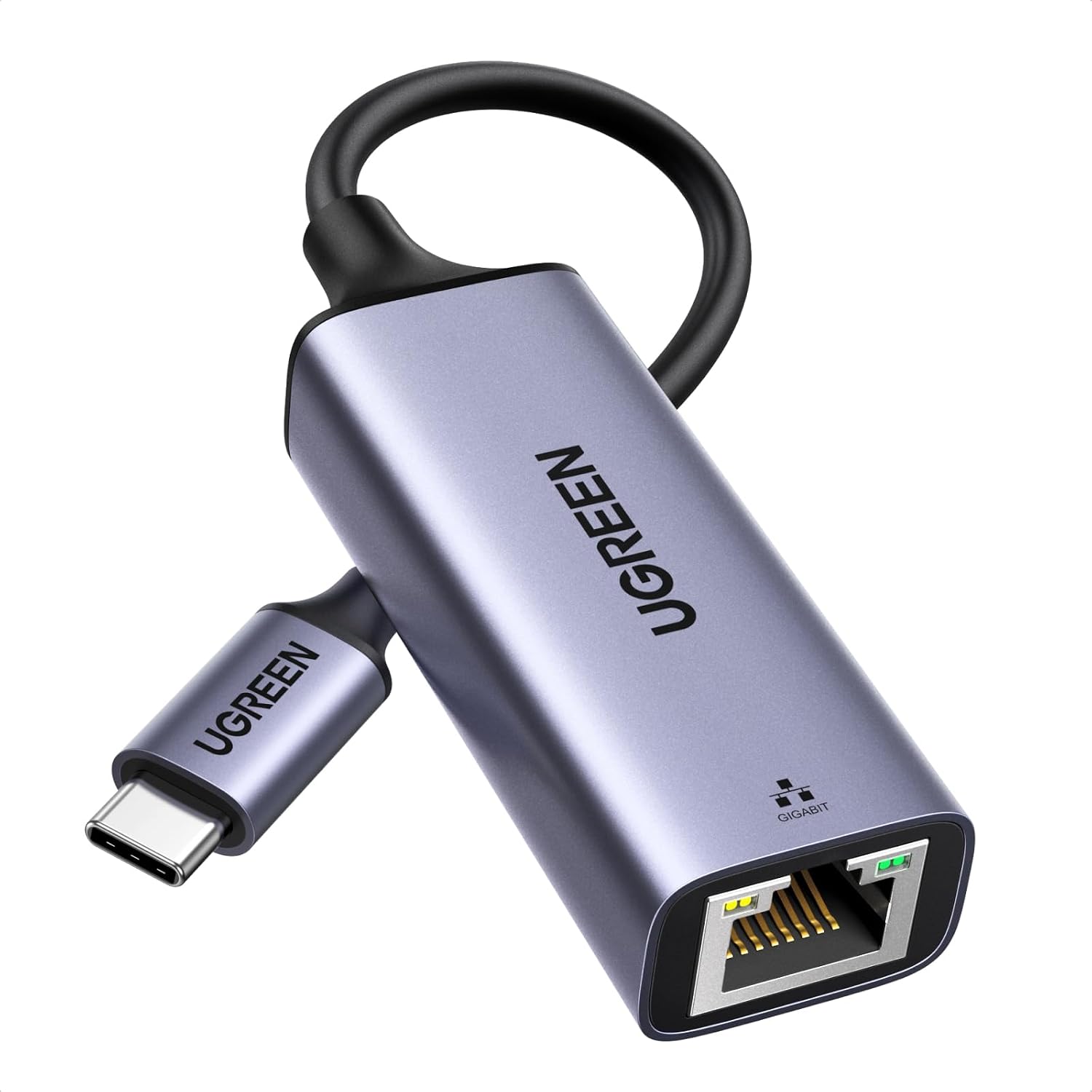 Detalle de UGREEN USB C to Ethernet Adapter 1Gbps 📡