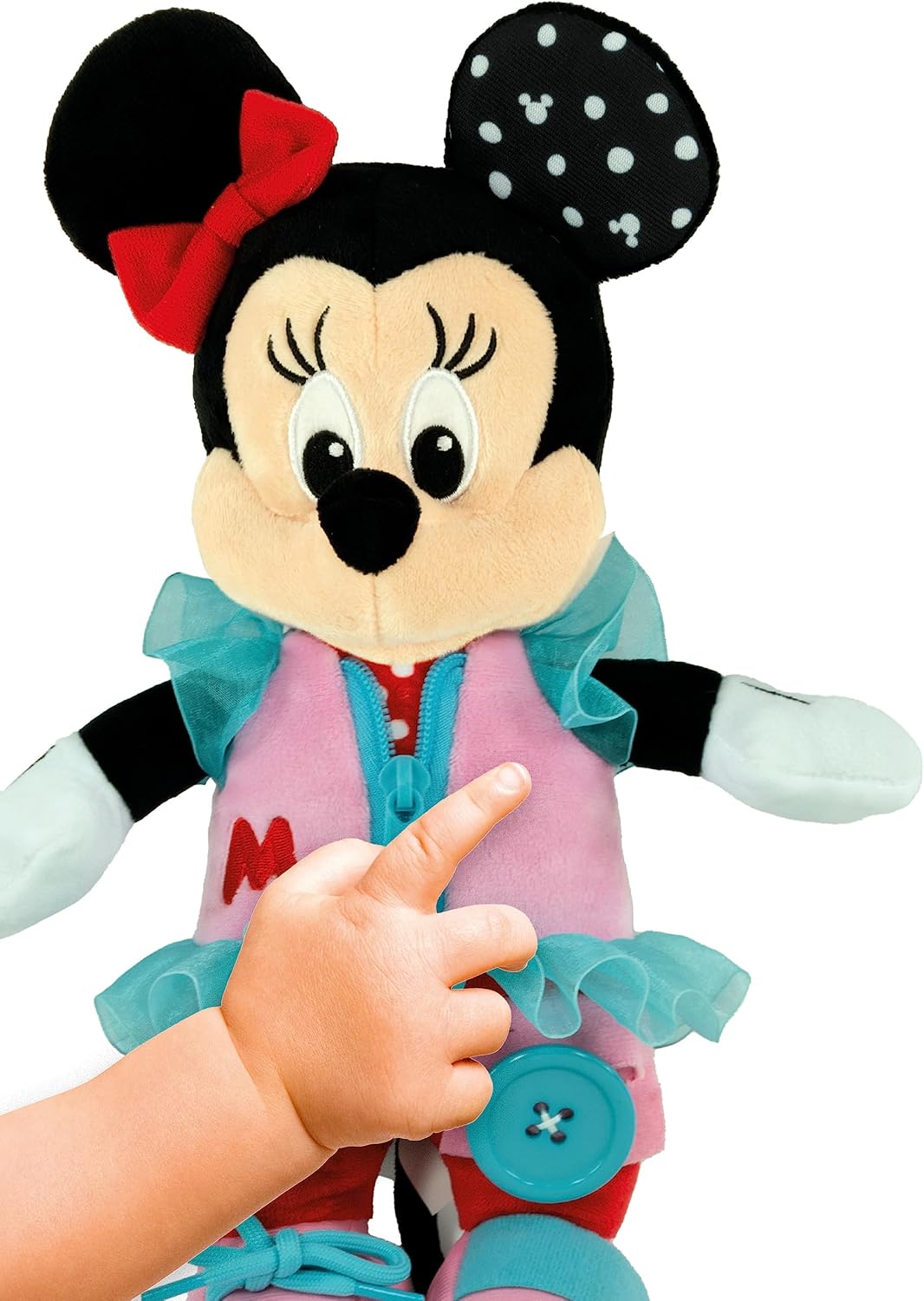 Thumbnail 6 de Clementoni 17860 Disney Baby Minnie Dress Me Up Plush Toy with Zips and Buttons