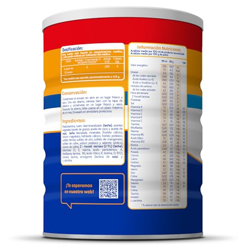 Thumbnail 3 de Nutribén Crecimiento Pro+ 3 (Leche en polvo bebé 12+ meses) con cacito dosificador, 1 kg