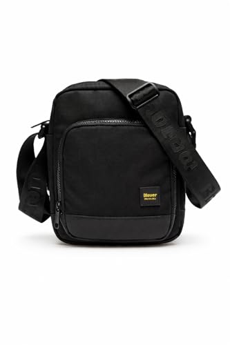 Detalle 2 de Blauer Borsello Body S6body01 Casual: stile urbano in nylon cordura nero