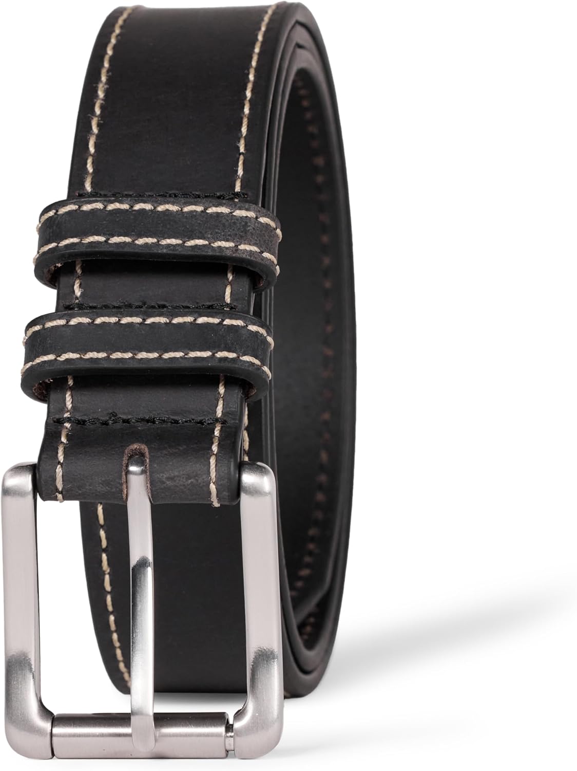 Thumbnail 5 de Amazon Essentials Herren Ledergürtel mit genähten Kanten – echtes Leder, 7 Lochung