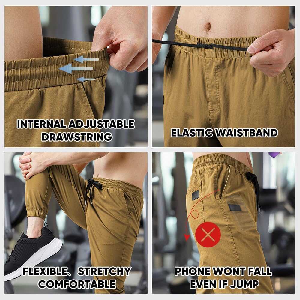 Thumbnail 4 de JMIERR Casual Joggers Pants 94% Cotton