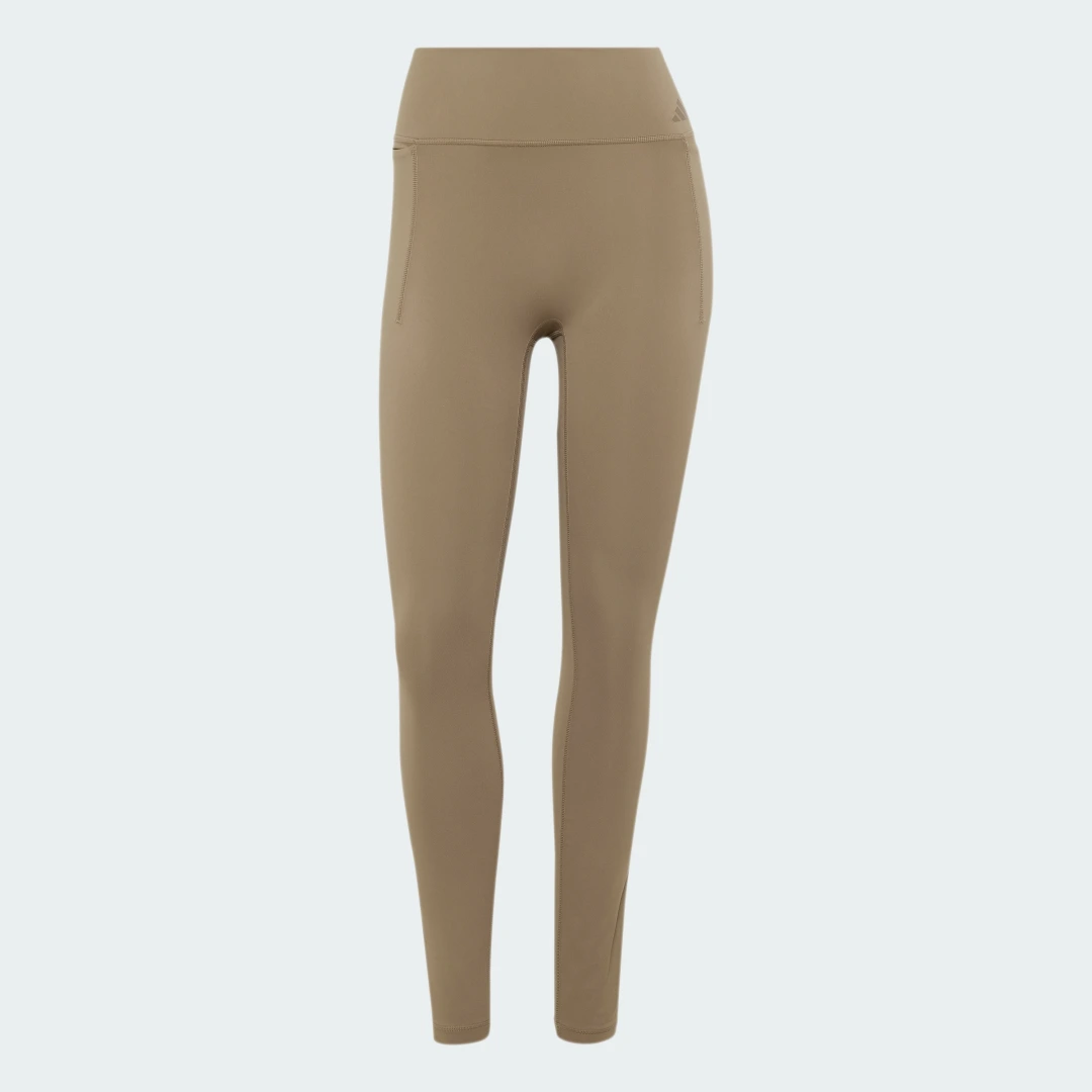 Thumbnail 3 de Mallas largas de entrenamiento Optime de Adidas — beige