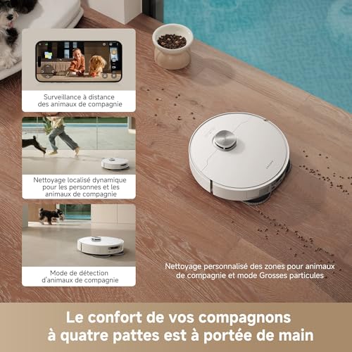 Thumbnail 8 de dreame L40 Ultra AE Robot Aspirateur : aspiration de 19 000 Pa et nettoyage automatisé pour chiens et chats