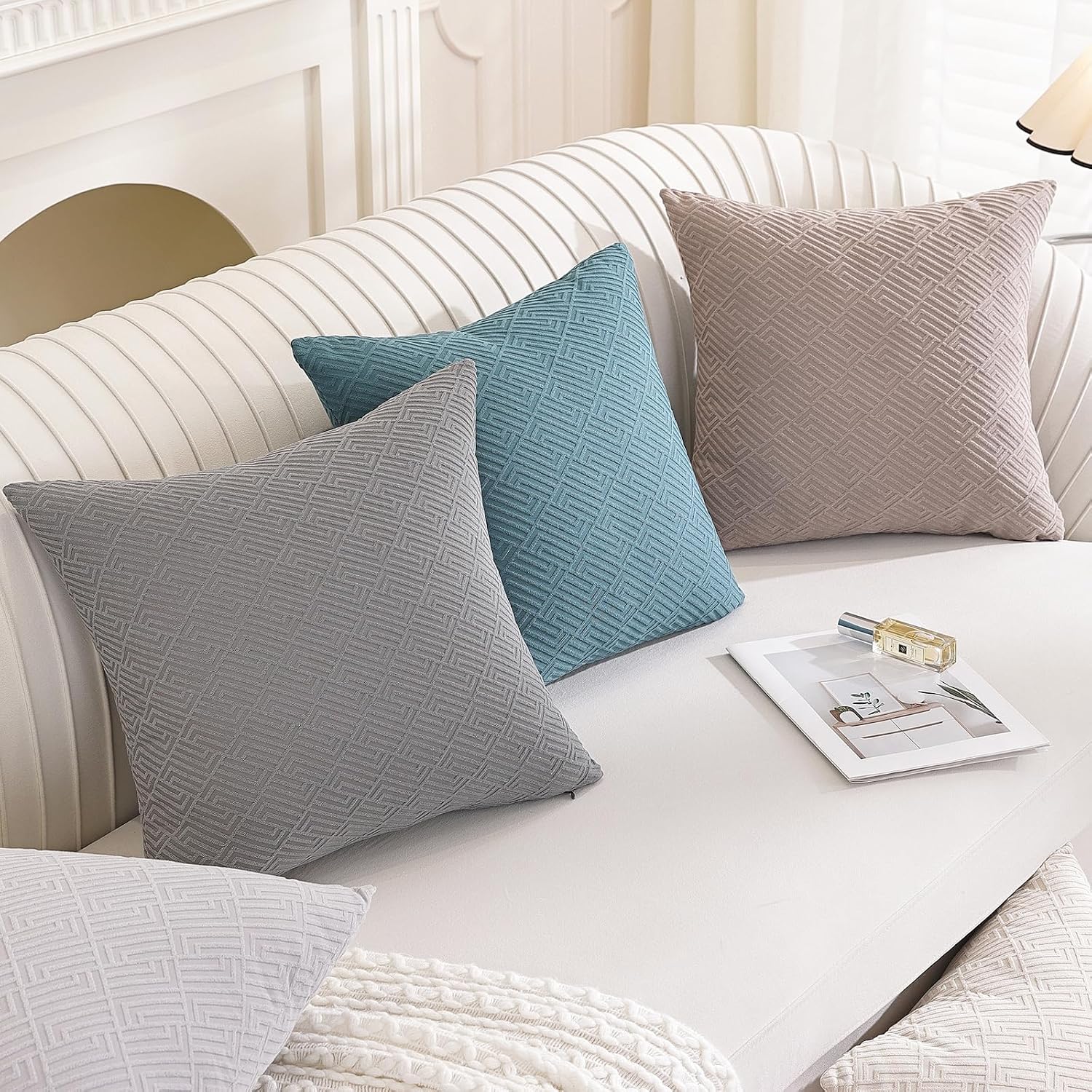Thumbnail 6 de YSTELLAA Housse Coussin 45 x 45 cm
