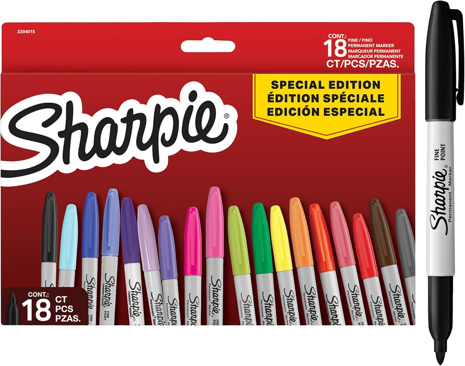 Sharpie Set 18 pennarelli indelebili punta fine
